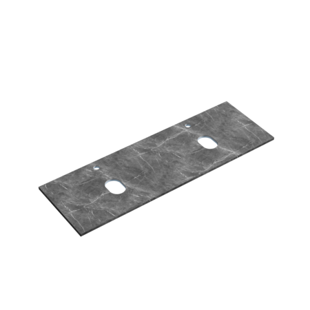 Столешница для ванной комнаты  SANCOS Black Sky 1400х460 c отверстием под смеситель, TT140A1X